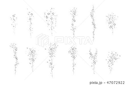 Vector fizzy drink bubbles flow sparkling isolated 47072922