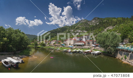 Old Bridge over Crnojevica river in Montenegro Old Bridge over Crnojevica river in Montenegro 47073808