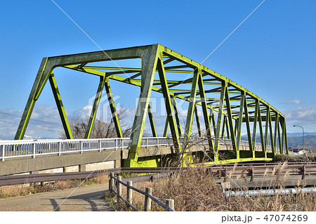 石川県加賀市　トラス橋 47074269