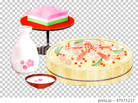 雛祭り食事 47075217