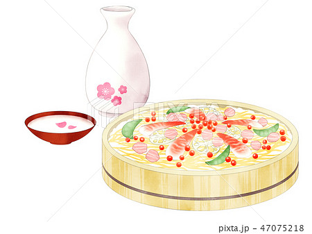 雛祭り食事 47075218