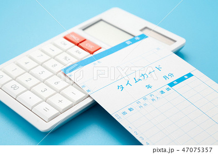 タイムカード 47075357