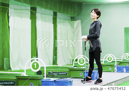 ゴルフ ゴルフスクール フィットネス スポーツジム 女性 ゴルフ ゴルフスクール フィットネス スポーツジム 女性 47075452