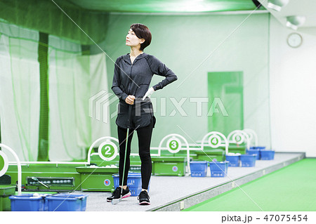 ゴルフ ゴルフスクール フィットネス スポーツジム 女性 ゴルフ ゴルフスクール フィットネス スポーツジム 女性 47075454