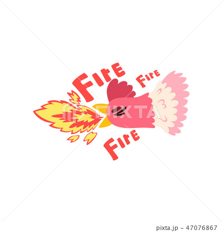 Fire rooster, hot spicy chicken, creative logo design element vector Illustration Fire rooster, hot spicy chicken, creative logo design element vector Illustration 47076867