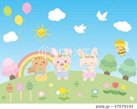 春7のイラスト素材