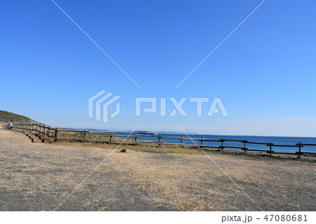 茅ヶ崎市　冬の柳島 47080681