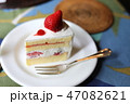 strawberry sponge cake 47082621