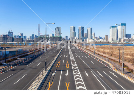 環状2号線　晴海　築地方面　風景 47083015