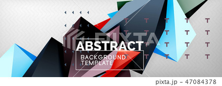 3d polygonal shape geometric background, triangular modern abstract composition 3d polygonal shape geometric background, triangular modern abstract composition 47084378