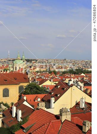 Beautiful aerial view of old Prague Beautiful aerial view of old Prague 47086804