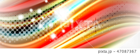 Smooth liquid blur wave background, color flow concept, illustration Smooth liquid blur wave background, color flow concept, illustration 47087367
