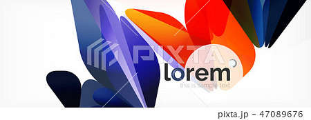 Modern geometric background. Poster template with polygonal elements Modern geometric background. Poster template with polygonal elements 47089676