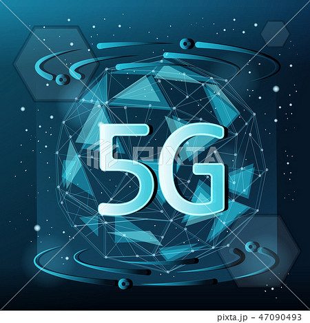 5G technology concept 47090493