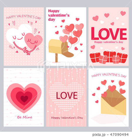greeting cards for Valentine Day 47090494