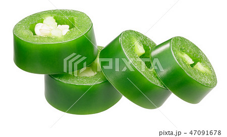 Chopped Jalapeno pepper c. annuum, paths Chopped Jalapeno pepper c. annuum, paths 47091678