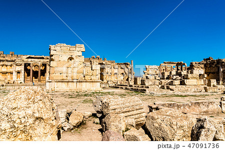 Great Court of the Jupiter Temple at Baalbek, Lebanon Great Court of the Jupiter Temple at Baalbek, Lebanon 47091736