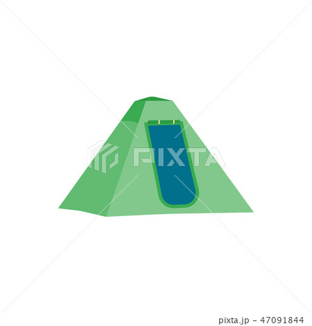 Set of tourist tents. Collection camping tent icons. Vector illustration 47091844