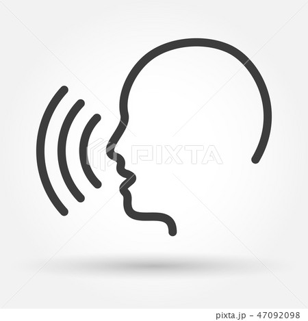 Voice control icon 47092098