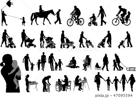 parents spending family time with their children parents spending family time with their children 47095594