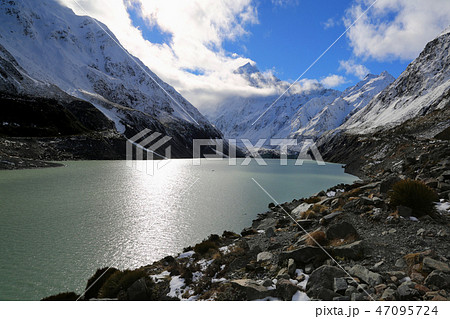 Lake of ice Mount Cook New Zealand Lake of ice Mount Cook New Zealand 47095724