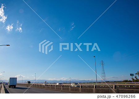 荒川上江橋 秩父連山 旧17号国道 荒川上江橋 秩父連山 旧17号国道 47096266