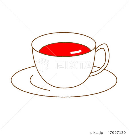 ルイボスティー 紅茶 ティーカップのイラスト素材
