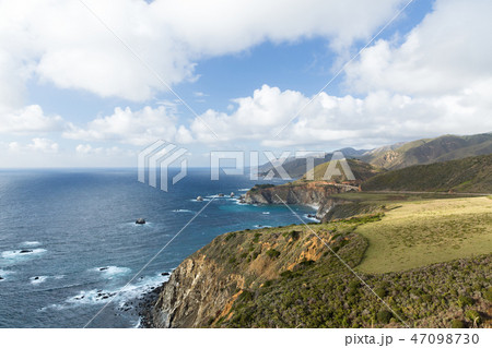beautiful view of big sur coast in california beautiful view of big sur coast in california 47098730