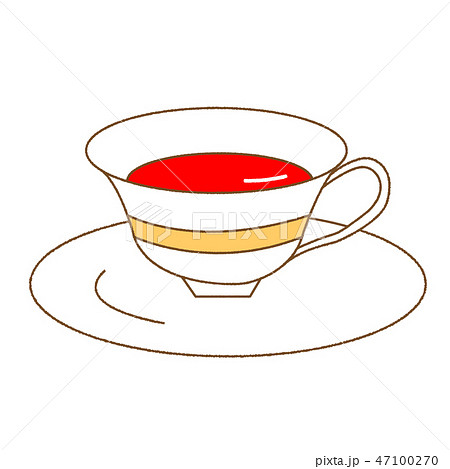 ルイボスティー 紅茶 ティーカップのイラスト素材