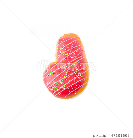 Donut or funny donut on a background. 47101605