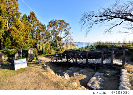 世界文化遺産原城跡　左分利九之丞の墓　長崎県南島原市 47103086