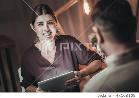 Professional two architects working overtime 47103109