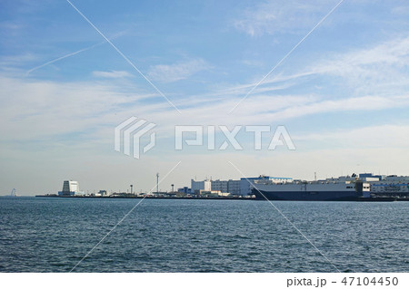 千鳥公園から見た東扇島の風景 47104450