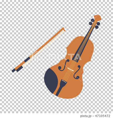 素材-楽器（バイオリン） 47105472