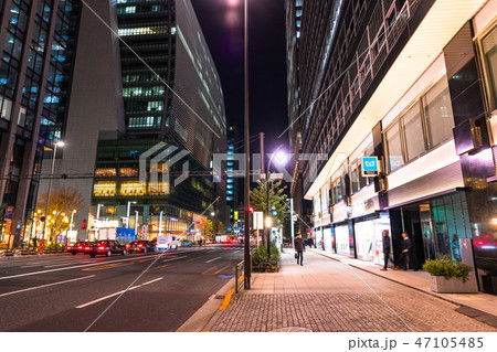 《東京都》日本橋の街並み・夜景 《東京都》日本橋の街並み・夜景 47105485