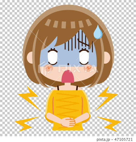 腹痛　胃痛　女性 47105721
