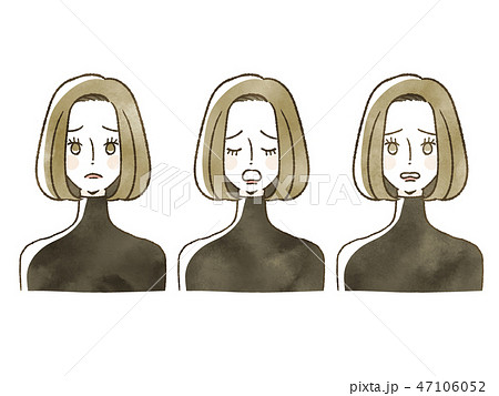 女性-表情 女性-表情 47106052