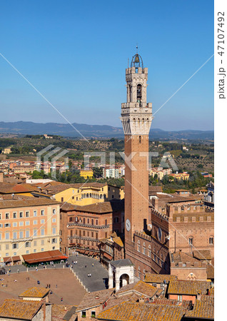 Siena, Italy. Torre del Mangia Siena, Italy. Torre del Mangia 47107492