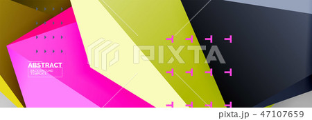 Triangles polygonal background, vector 3d poly template Triangles polygonal background, vector 3d poly template 47107659