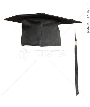 Graduation cap isolated on white background mockup 47107663