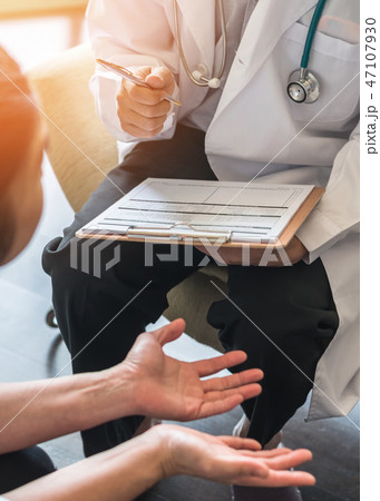 psychiatrist consulting stressful woman patient psychiatrist consulting stressful woman patient 47107930