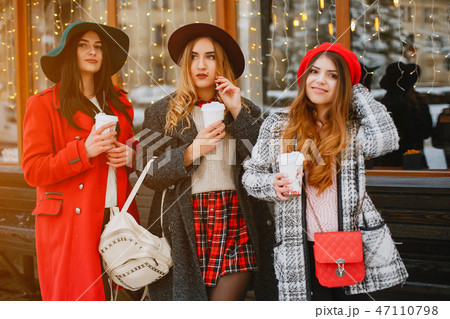 girls in winter 47110798