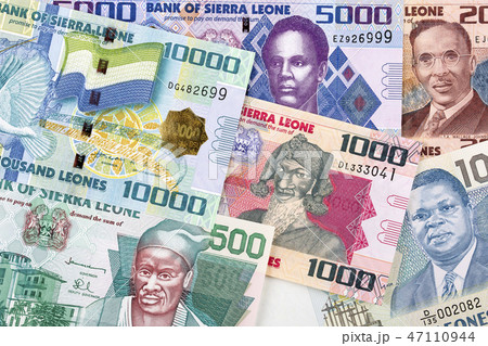 Sierra Leonean money a business background Sierra Leonean money a business background 47110944