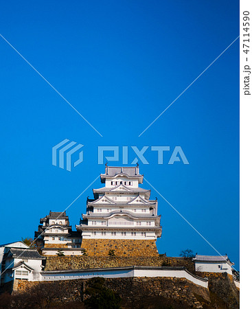 Himeji Castle from distance. Hyogo, Japan Himeji Castle from distance. Hyogo, Japan 47114590