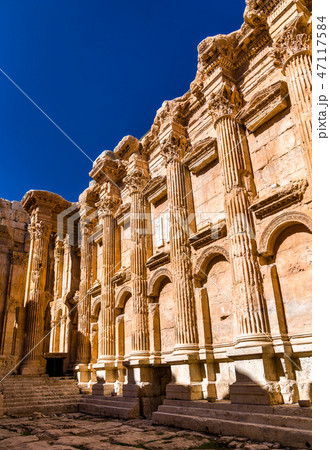 Interior of the Temple of Bacchus at Baalbek, Lebanon Interior of the Temple of Bacchus at Baalbek, Lebanon 47117584