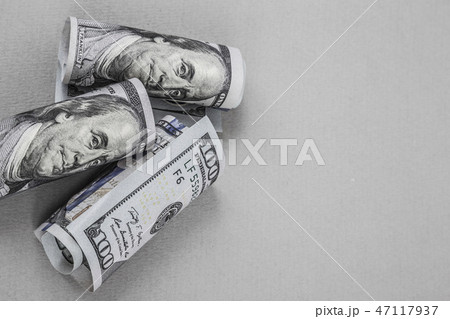 American Dollars on grey 47117937