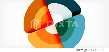Circles and triangles geometric abstract background. Trendy abstract layout template for business or Circles and triangles geometric abstract background. Trendy abstract layout template for business or 47122330