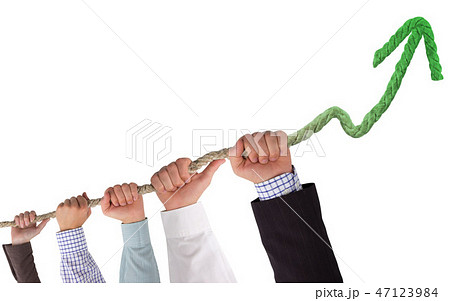 Hands with Arrow 47123984