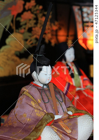 ひな祭り　雛人形　木目込み人形　伝統工芸 47125344