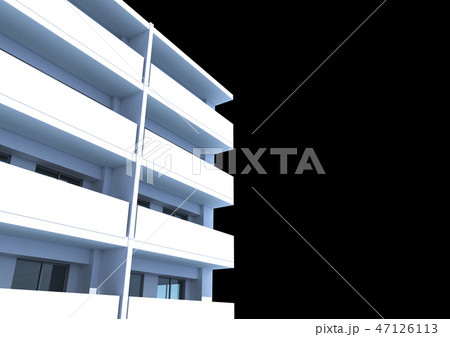 マンション　外観　パース　CG 47126113